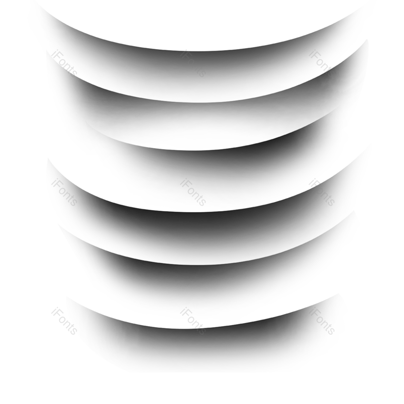 效果图片,剪纸元素,阴影PNG,弧形免抠素材